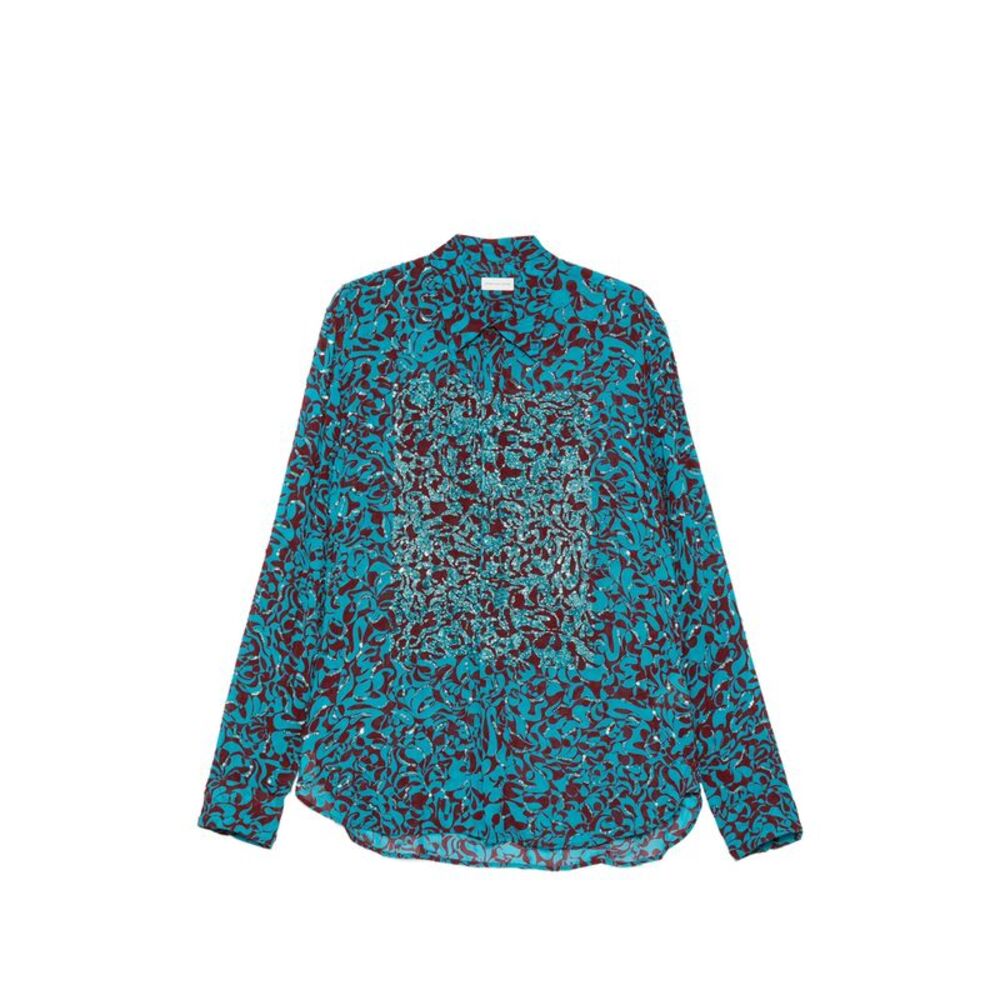 Dries Van Noten Blue Shirts Men